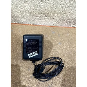OEM AA-121AD AC Adapter Power Supply Black 12 Volt 1 Amp Wall Mounted UK Plug - Picture 1 of 9