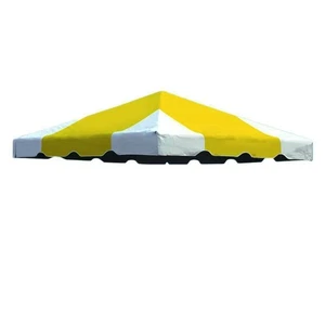 Replacement West Coast Frame Tent Top 10x10 Yellow PVC Canopy Event Party Gazebo - Picture 1 of 4