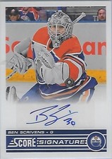 2013-14 Score Signatures #SS-BS Ben Scrivens