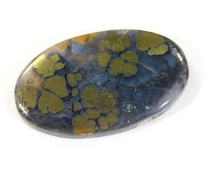 41.CT NATURAL MARCASITE PYRITE OVAL CABOCHON PENDANT GEMSTONE 37x22x5 MM BR=0298 - Picture 1 of 5