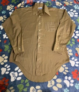 Vintage 50er-60er Jahre Pennleigh Loop Kragen Hemd Herren 15,5-33 Medium Knopfleiste dünn - Bild 1 von 9