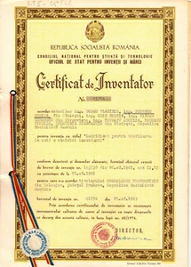 Romania, 1983, Vintage Patent / Invention Certificate - RSR - Picture 1 of 3