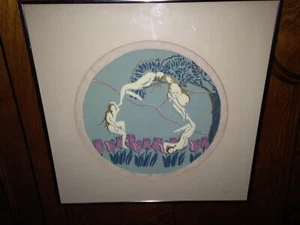 Jane M Saks Tulips Print 1979 fairies and pixies - Picture 1 of 12