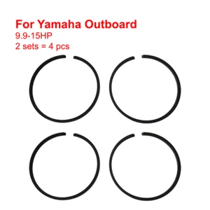 682-11610-01-00 para motor fueraborda Yamaha anillo de pistón STD 9,9-15HP x4 piezas - Imagen 1 de 9