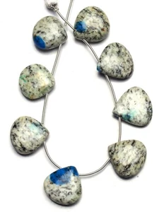 Natural Rare Gem K2 Jasper Smooth 16-18MM Heart Shape Briolette Beads 8" Strand - Picture 1 of 5