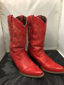 Crush by Durango Women's Western Boot in Red RD3485 12" Fox Tip Collar US 10 M - Picture 1 of 15