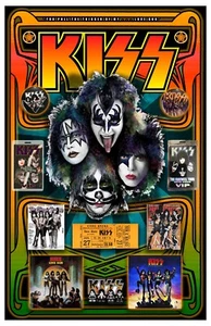 KISS Tribute Poster - 11x17" Vivid Colors - Picture 1 of 1