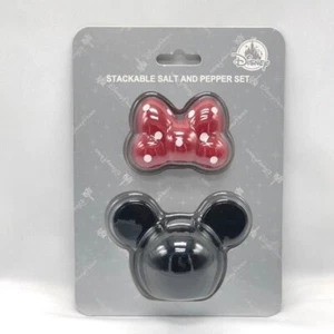 BRAND NEW - Disney Parks Stackable Salt & Peppers Shaker Set - NWT - Picture 1 of 2