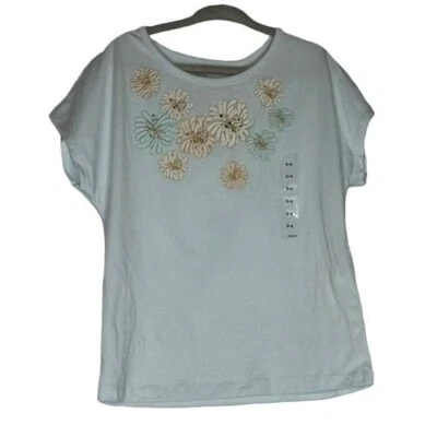 Uniqlo x Paul & Joe Floral 学步儿童 T 恤,尺寸 3-4 — 第 1/4 张图片