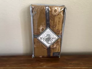 Cuscino Waterford Alhambra Euro Europeo Finta Oro Ricamato Floreale - Foto 1 di 7