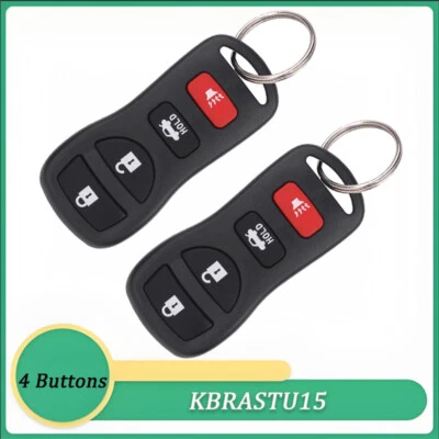 For 2002 2003 2004 2005 2006 Nissan Altima Maxima Keyless Car Remote Key Fob 2pc - Image 1 of 4