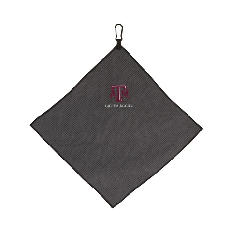 Team Effort Collegiate 15" x 15" Grey Microfiber Towel Texas A&M Aggies Cover
