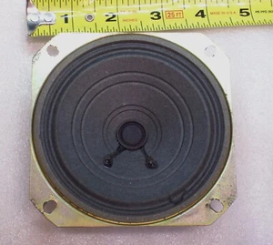 Vintage 4 Inch Square 8 ohm 2.5 W Speaker - Picture 1 of 5