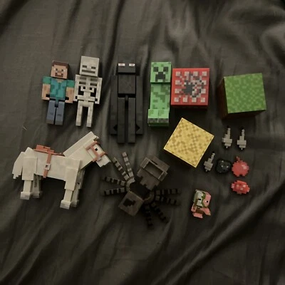 Gran Lote de Mini Figuras Minecraft Figuras Personaje Animal Juguete Mixto Lote Foto 1 de 4