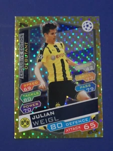 2016/17 Match Attax UEFA Champions League Exclusive Edition 'Julian Weigl' - Picture 1 of 1