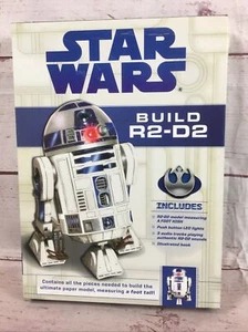 New STAR WARS BUILD R2-D2 Model Kit w/ LED Light + Audio Chip + Book GIFT - Picture 1 of 12
