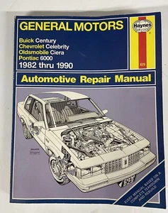 Haynes Repair Manual 829 General Motors 1982 Thru 1990 Buick Chevy Pontiac Olds - Foto 1 di 5