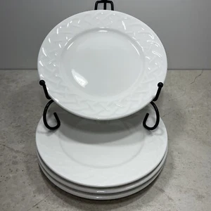 Oneida Picknick Set (4) 6" Brot & Butter Teller Steinzeug Kinn • makellos • - Bild 1 von 12