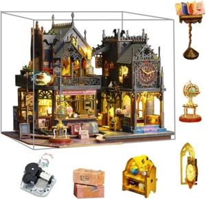 Magic Dollhouse DIY Miniature House Kit,Wooden Magic Shop Dolls House with Furni - Picture 1 of 7
