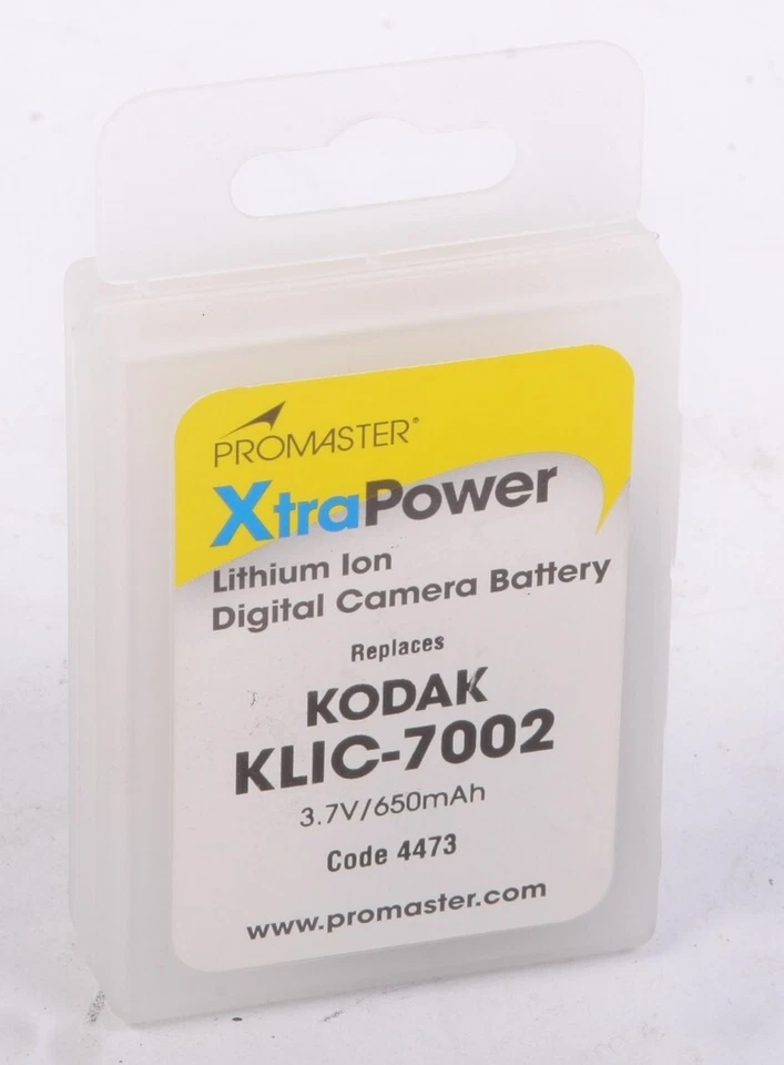 BATERÍA LI-ION KKODAK KLIC 7002 KLIC 7002 PARA FÁCIL COMPARTIR V530 V603 Foto 1 de 1