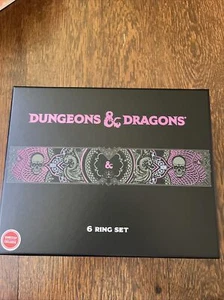 SalesOne Lizenziertes Schmuck GameStop Exklusives Dungeons & Dragons 6 Ringe Set - Bild 1 von 3