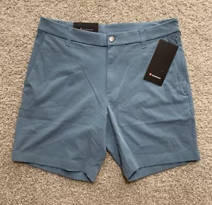 Lululemon men’s commission shorts classic 7in Breathable stretch size 32 Blue - Picture 1 of 10