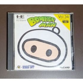 At That Time Bomberman Bomber Man Pc Engine Hu Card Software Vintage JPN Limited