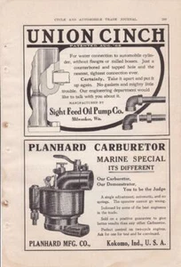 Planhard Vergaseranzeige 1910 / Kokomo - Bild 1 von 1