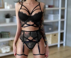 Ladies Sexy Lingerie For The Bedroom Colour Black Size XL - Picture 1 of 3