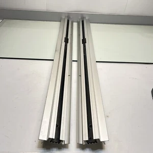 2007 - 2013 BMW X5 E70 REAR LEFT RIGHT TRUNK CARGO LUGGAGE SLIDE RAIL SET OEM* - Picture 1 of 9