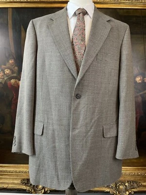 Jaqueta Blazer Daniel Hechter 44L Tecido Texturizado Cinza 100% Lã Bolso com Zíper 2Btn - Imagem 1 de 4