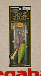 WOW! Megabass OG 2002 DEEP X 200T "CRACK LIME CHART" Color Nice! - Picture 1 of 2