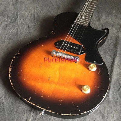 Murphy Lab JR Retro 1957 Electric Guitar Solid Mahogany Chrome Hardware Sunburst - Image 1 of 4
