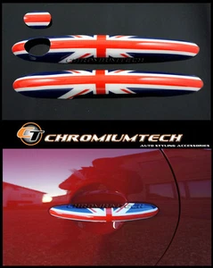 MK3 MINI Cooper/S/ONE F55 F56 F57 F60 Union Jack Türgriffabdeckungen für LHD - Bild 1 von 5