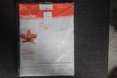 Vintage Tauscher Strumpfhose Gr. 40-42 Weiß Tupfen 20 den Neu OVP - Bild 1 von 3