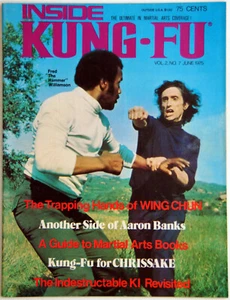 Inside Kung-Fu, Jun 1975, Another Side of Aaron Banks, Near Mint, Very Rare - Bild 1 von 5