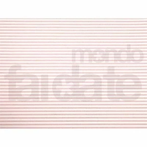 Pannolenci colore rosa pastello con righe crema Foglio di cm 30x40 Spessore 1 mm - Foto 1 di 1