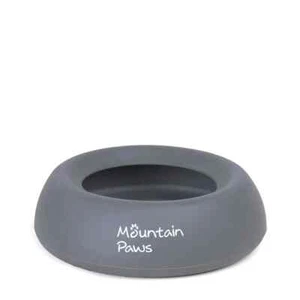 Cuenco a prueba de salpicaduras Mountain Paws para perros - gris - Imagen 1 de 6