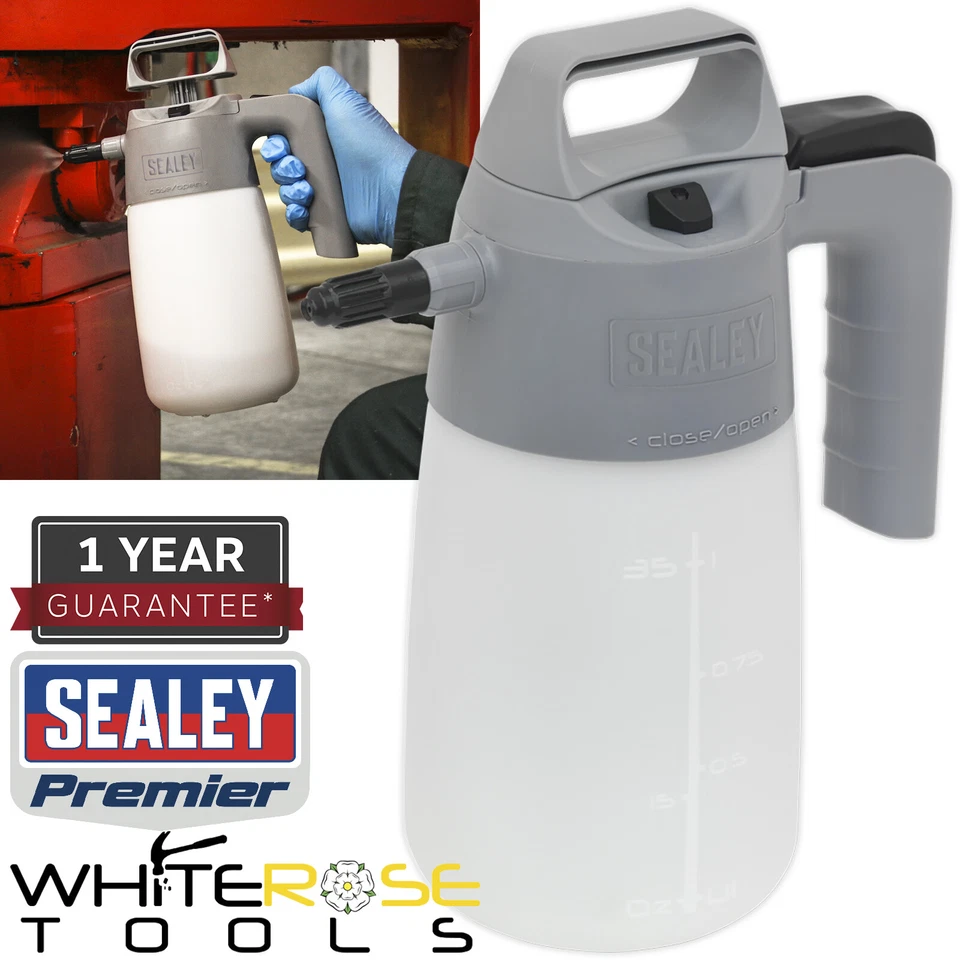 Sealey Industrial Pressure Sprayer with Viton® Seals Premier Spray Pump Oils - Image 1 of 4
