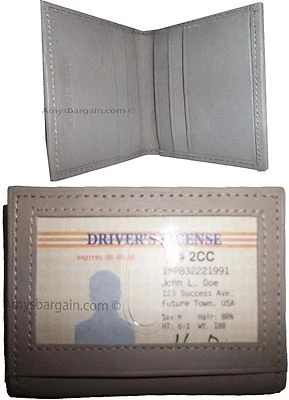 Lot of 2 Leather business card credit card case ID ATM wallet new card carrier - Image 1 of 4