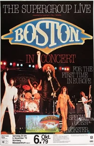 Boston 1979 Nuremberg, German Framed Concert Poster - Picture 1 of 2