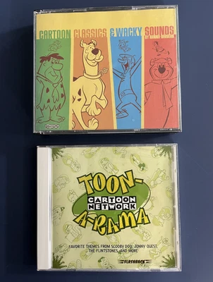 Lot of 4 CDs: Hanna Barbera Cartoon Classics & Wacky Sounds (3) + Toon-A-Rama CD - Image 1 of 4