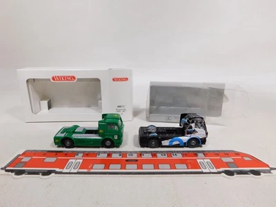 2x wiking H0 1:87 Camion da Corsa MB 441 02 Bp 100 J Veicoli Commerciali Mint + - Immagine 1 di 4