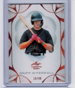 2024 Hoja Trinity Griff O'Ferrall Base Bronce #'ed 18/49 - Imagen 1 de 1