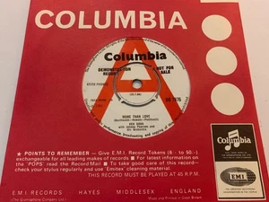 KEN DODD More Than Love 1966 UK DEMO Columbia DB7976 NEAR MINT - Picture 1 of 2
