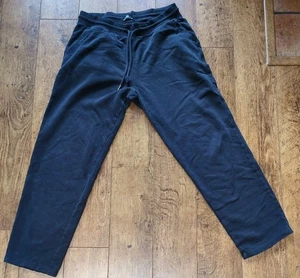 Next Mens Lounge Wear Joggers Large Long Navy Heavy Jersey Preowned - Picture 1 of 6