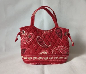 Bolso pequeño de jerez Vera Bradley MESA ROJO doble correa - Imagen 1 de 15