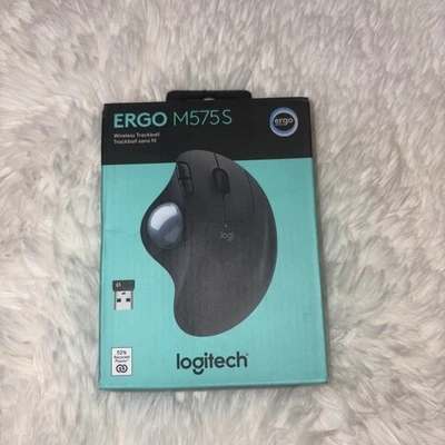New Logitech Ergo M575S Wireless Trackball Mouse /new  in original box. - Image 1 of 4
