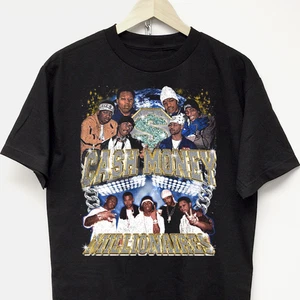 CASH MONEY T-SHIRT vtg rap tee no limit master p young thug tupac graphic merch - Picture 1 of 3