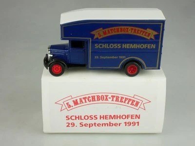 Y-31-1 1931 Morris Courier Schloss Hemhofen 1991 Code 3 - 40103 Matchbox MoY Yes - Bild 1 von 4
